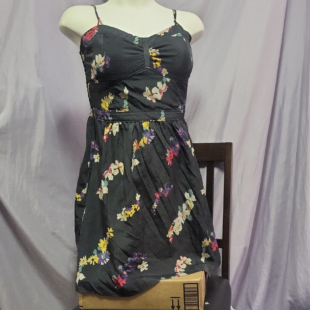 American Eagle Floral Spaghetti Strap Dress